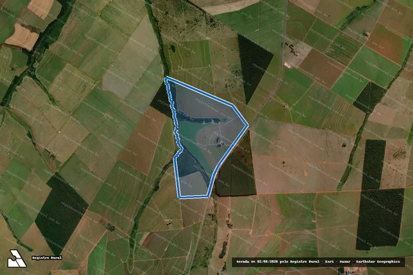 Imagem de satélite de FAZENDA FORTTUNA 7 - Parte 1 em Itaquiraí - MS