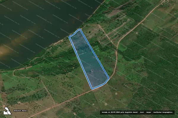 Imagem de satélite de FAZENDA RUBIATABA ? GLEBA 01 - PARTE 07 em Carrasco Bonito - TO