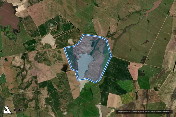 Imagem de satélite de ESTÂNCIA DA CERVEJARIA - ESTÂNCIA DA CERVEJARIA ? ÁREA A em Dom Pedrito - RS