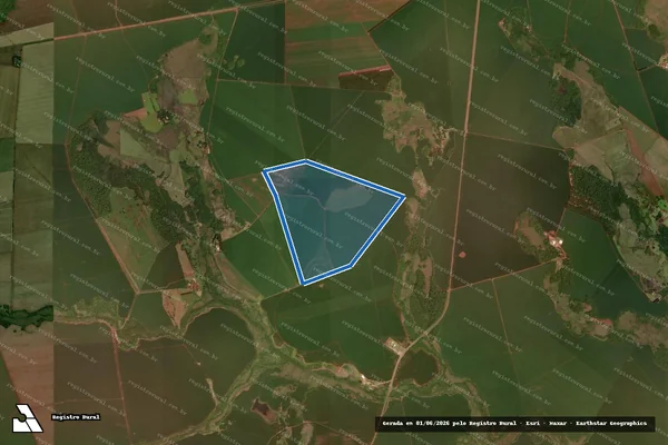 Imagem de satélite de FAZENDA GUARÁ em Maracaju - MS