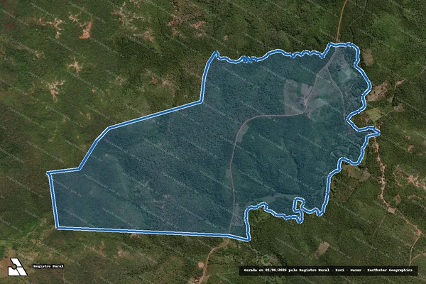 Imagem de satélite de Fazenda Coqueiro - Coqueiro em Mirador - MA