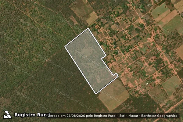 Imagem de satélite de PROJETO DE ASSENTAMENTO MAÍSA - LOTE 420 - Parte 1 em Mossoró - RN