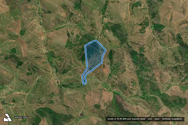 Imagem de satélite de SÍTIO GUATEMALA - ST GUATEMALA em Cuparaque - MG