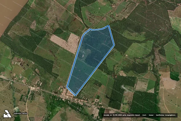 Imagem de satélite de FAZENDA BARREIRO II - FAZENDA BARREIRO II em Araguatins - TO