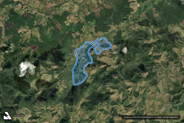 Imagem de satélite de Fazenda Macabu - PARCELA 03 em Santa Maria Madalena - RJ