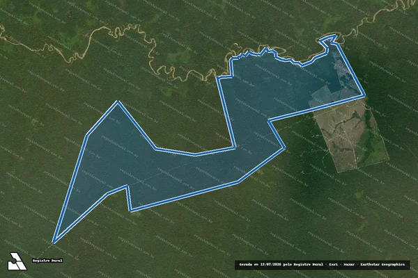 Imagem de satélite de Fazenda Pai Heroi - Parte 1 em Mucajaí - RR