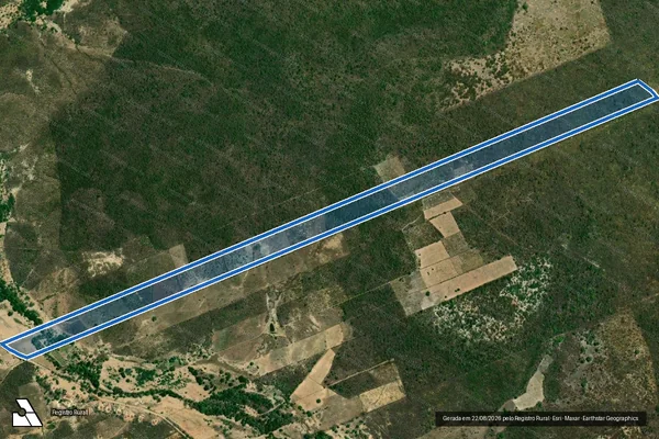 Imagem de satélite de FAZENDA SANTA CRUZ - Parte 2 em São José do Belmonte - PE
