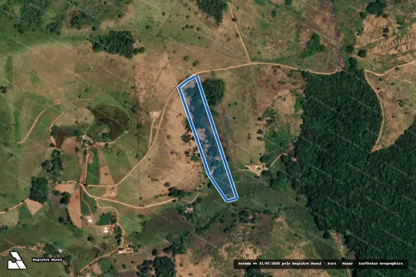 Imagem de satélite de Fazenda Brauninha - Gleba 5 - . em Laranjal - MG