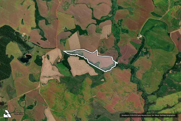 Imagem de satélite de Fazenda do Galo - Gleba B em Tupanciretã - RS