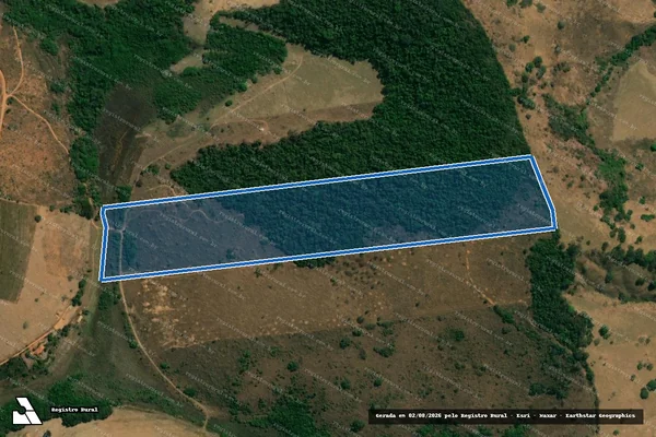 Imagem de satélite de Sitio Tinofe - Parte 1 em Oliveira - MG