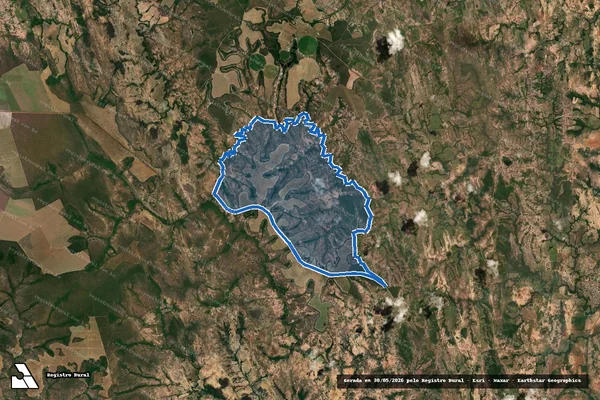 Imagem de satélite de FAZENDA SANTO ANTONIO DOS BARREIROS - Gleba I em Bonfinópolis de Minas - MG