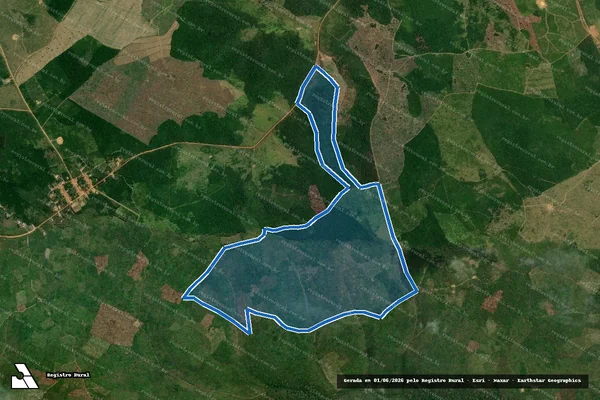 Imagem de satélite de Fazenda Novo Horizonte  - Fazenda Novo Horizonte em Paulo Ramos - MA