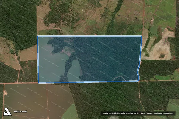 Imagem de satélite de Fazenda Santa Izabel em Itaúba - MT