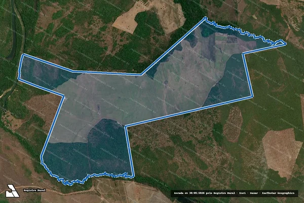 Imagem de satélite de FAZENDA ESTRELA DO SUL - PARTE em Araguacema - TO