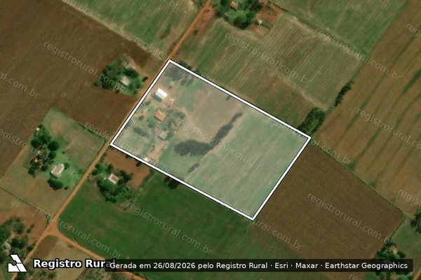 Imagem de satélite de P. A. Itamarati II (Gleba B) - Lote 362 em Ponta Porã - MS