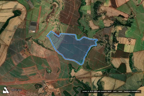 Imagem de satélite de FAZENDA FARTURA - 001 em Delta - MG