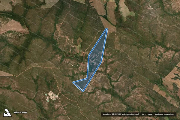 Imagem de satélite de FAZENDA BURITIZINHO - 001 em São Raimundo das Mangabeiras - MA