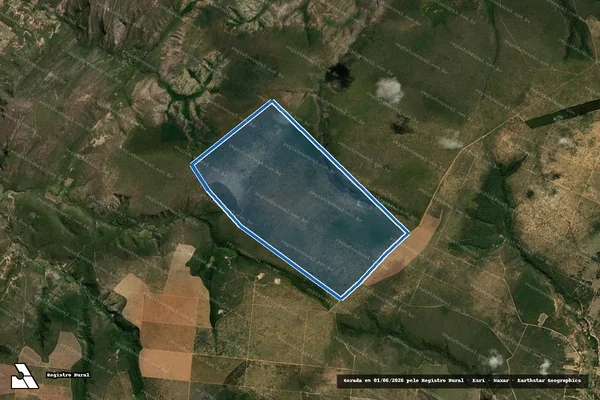 Imagem de satélite de FAZENDA ROCHA - 001 em Cordeiros - BA