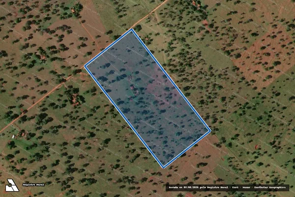 Imagem de satélite de LOTE 145 - Projeto de Assentamento Reserva - Parte 1 em Limeira do Oeste - MG