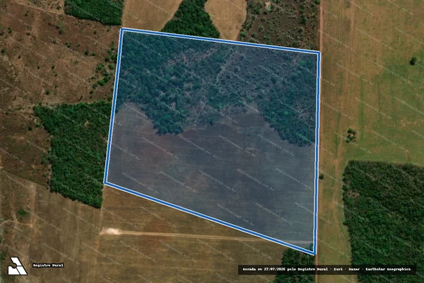 Imagem de satélite de Fazenda Palmeira I, Lote 870 Colonia Frei Gil de Vila Nova - 001 em Conceição do Araguaia - PA