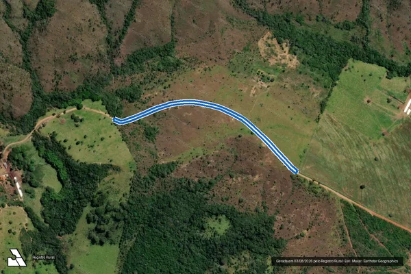 Imagem de satélite de Fazenda Congonhas - ESTRADA MUNICIPAL em Patrocínio - MG