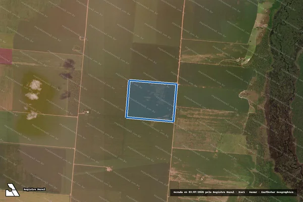 Imagem de satélite de LOTE 45 ? P.A PINGOS D AGUA - Parte 1 em Querência - MT