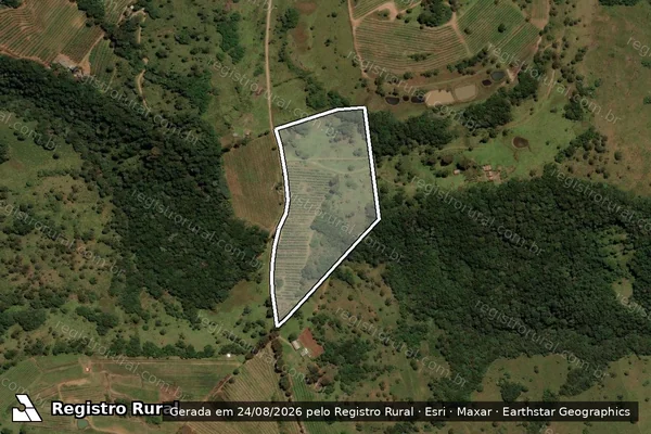 Imagem de satélite de Fazendo Domingos Borges - ALDO CANDIDO GLEBA 1 em São Joaquim - SC