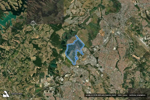 Imagem de satélite de Fazenda Conceição - PARCELA 02 em São José dos Campos - SP