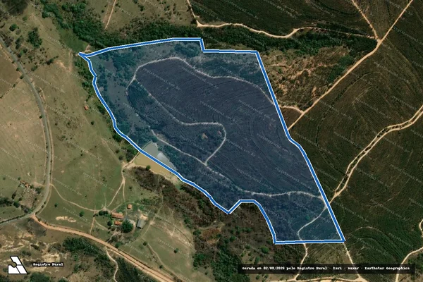 Imagem de satélite de GLEBA D - Parcela 1 em Campinas - SP