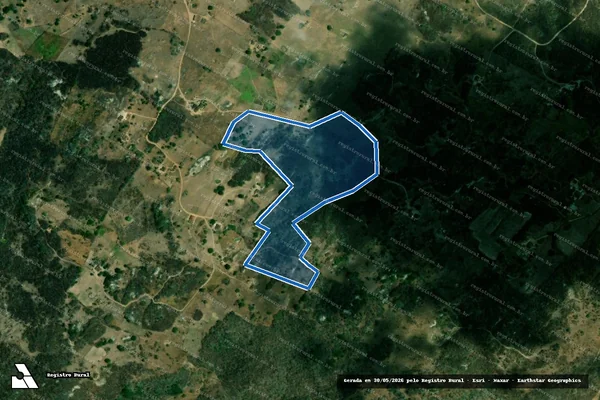 Imagem de satélite de SITIO CUITE DE ARAÇA - Parte 1 em Arara - PB