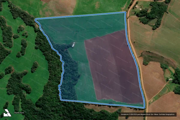 Imagem de satélite de Fazenda da Roseira - Fazenda da Roseira em Lagoa Vermelha - RS