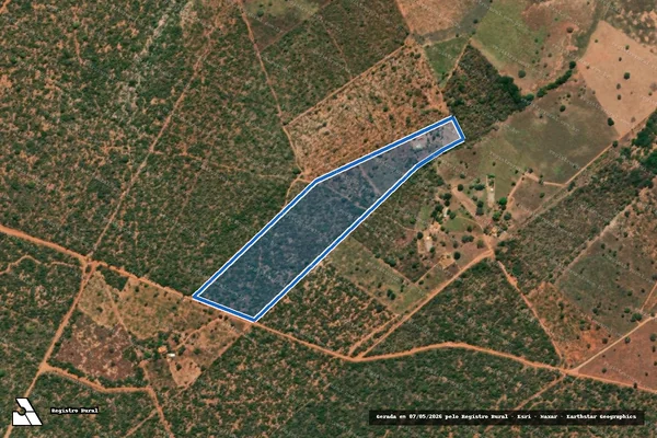 Imagem de satélite de CHACARA AREIAO-SANTA FE - Parte 1 em Miravânia - MG