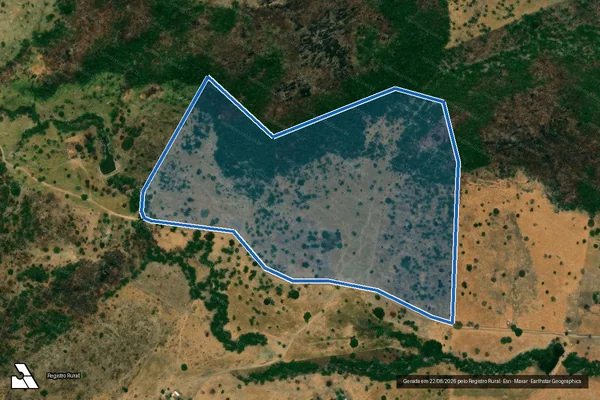 Imagem de satélite de PROJETO DE ASSENTAMENTO ESMERALDA MARIA em Fazenda Nova - GO