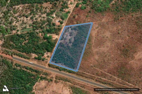 Imagem de satélite de IMÓVEL FAZENDA PARAÍSO, Parte 2 - Gleba 14 em Timon - MA
