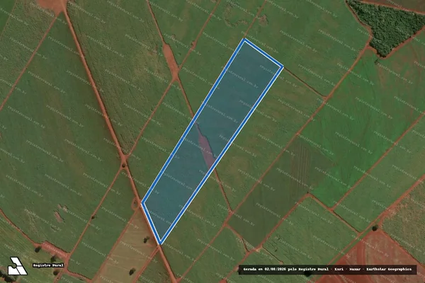 Imagem de satélite de SÍTIO SANTA ROSA  - GLEBA II em Guará - SP
