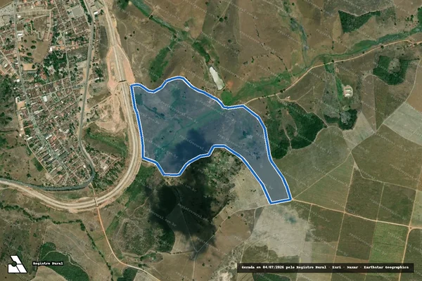 Imagem de satélite de FAZENDA RIACHO DA ROÇA em Junqueiro - AL