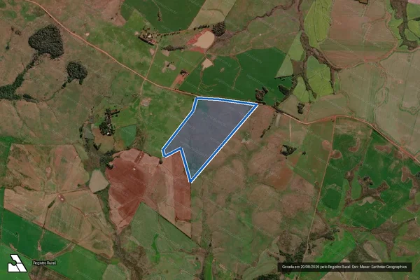 Imagem de satélite de Agropecuária Taipa de Pedra - Parte 1 em Santo Antônio das Missões - RS