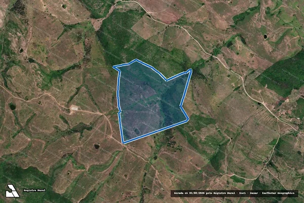 Imagem de satélite de FAZENDA BAIXA VERDE - PARCELA 01 em São Miguel do Aleixo - SE