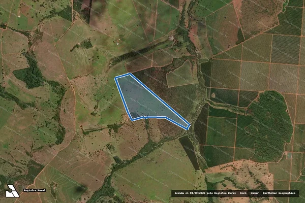 Imagem de satélite de FAZENDA NOSSA SENHORA DO CARMO - Fazenda Nossa Senhora do Carmo em Prata - MG