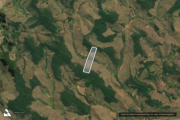 Imagem de satélite de Cachoeirinha(sítio da paz) - R 23 em Santo Antônio do Aventureiro - MG