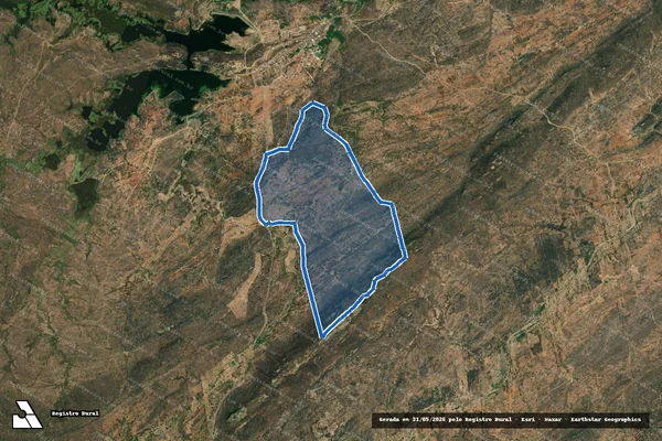 Imagem de satélite de SITIO CAROA - Parte 1 em Camalaú - PB