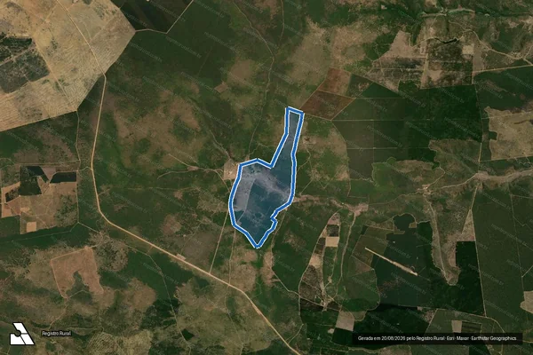 Imagem de satélite de FAZENDA CABECEIRA DO FACEIRO - Parcela 1 em Águas Vermelhas - MG