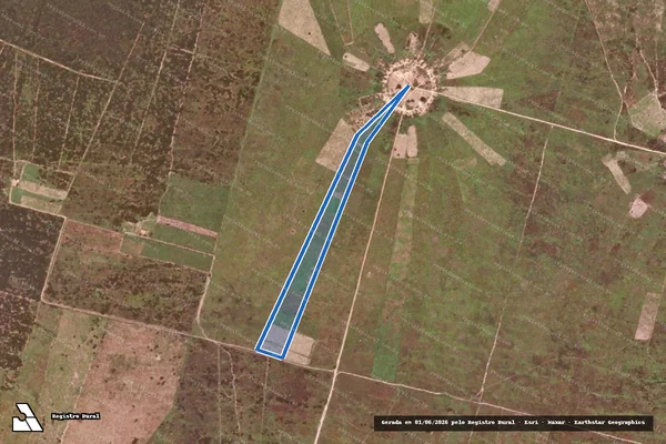 Imagem de satélite de FAZENDA VALE DO GURGUÉIA/CAJUNORTE - Célula A - Lote 03 em Canto do Buriti - PI