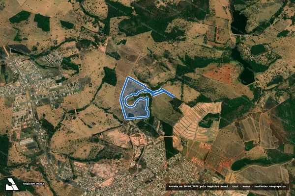 Imagem de satélite de FAZENDA BOA VISTA DO RETIRO - GLEBA 05 em Senador Canedo - GO