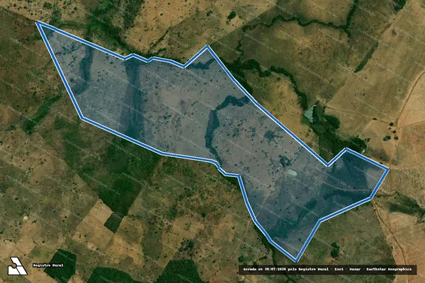 Imagem de satélite de FAZENDA MATO DE CAJÁ - PARTE 1 em Formosa da Serra Negra - MA