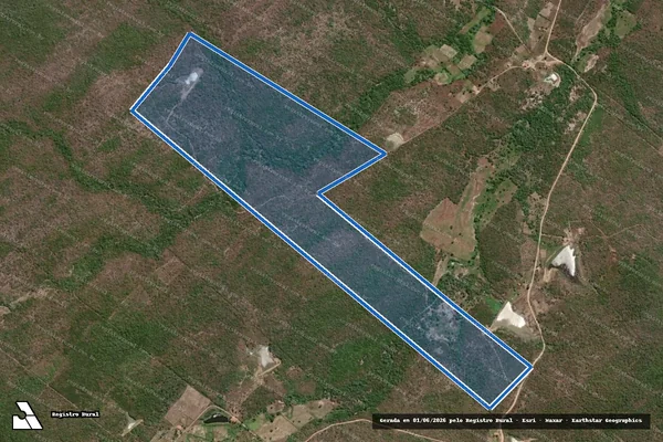 Imagem de satélite de FAZENDA TRÊS PRINCESAS - Parte 1 em Ibaretama - CE