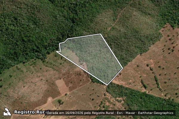Imagem de satélite de Projeto de Assentamento Fernando Silva - Reserva Legal