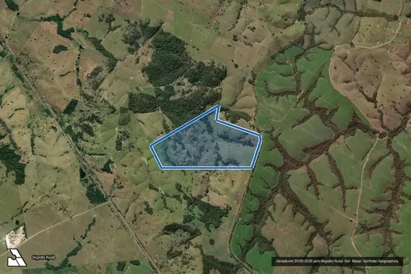 Imagem de satélite de Sitio Sao Joao - Gleba G em Santo Antônio da Platina - PR