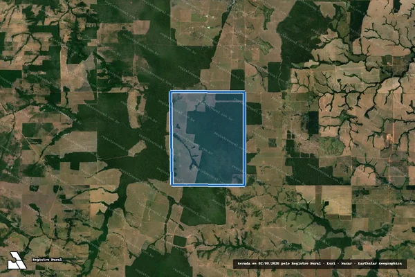 Imagem de satélite de LOTE 90, GLEBA CORUMBIARA, SETOR 05, LINHA 95 / Parte 1 em Vilhena - RO