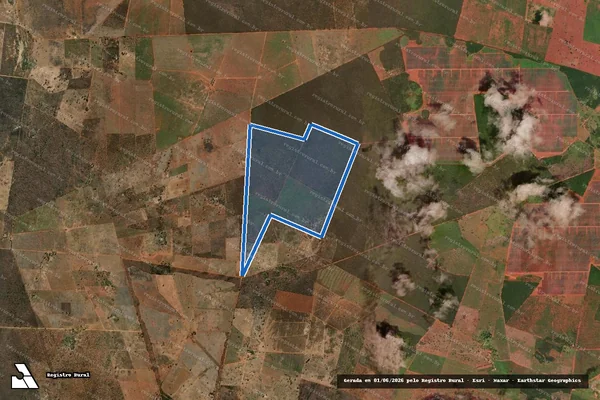 Imagem de satélite de Fazenda Daiana - Gleba em Janaúba - MG